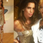 Claudia Galanti abito Versace sandali TomFord gioielli Cartier 3